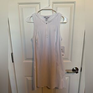 Athleta Women’s Ace Tennis White Zip-Front Sleeveless Dress Sports NWT Size XS